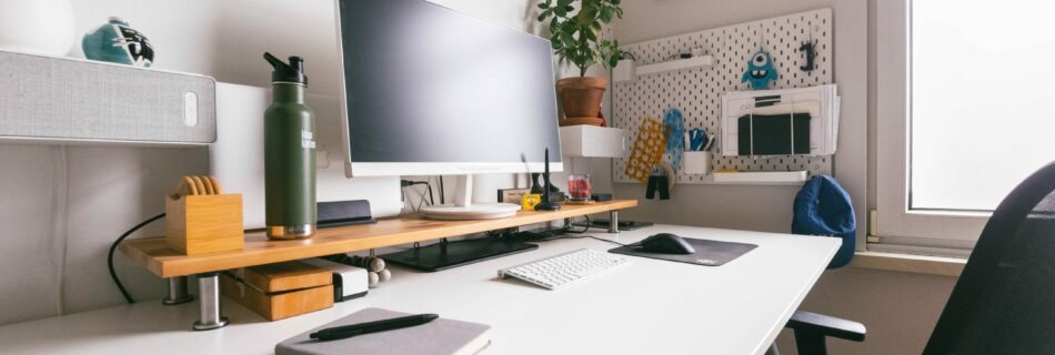 Télétravail ranger bureau et maison